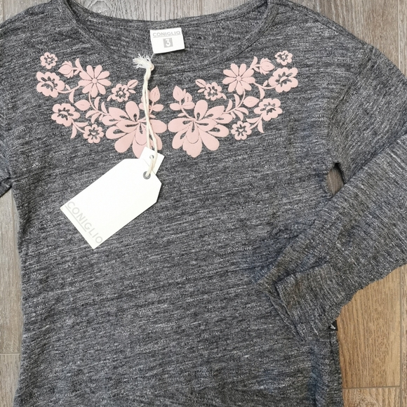 3 YEARS CONIGLIO HIGH-LOW SWEATER NWT - Picture 3 of 5